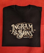 Ingram & Sons | Round Neck T-shirt | Size Large