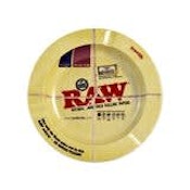 Raw metal ashtray