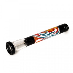 Red Eye Glass - Red Eye Glass 130mm Wig Wag Downstem - Black