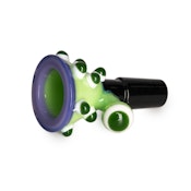 Red Eye Glass 14mm Pop Art Bowl Piece Slyme