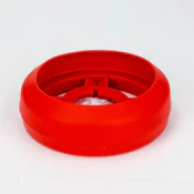 Silicone Led Bong Bumper 4.25" - 6" Base - Red