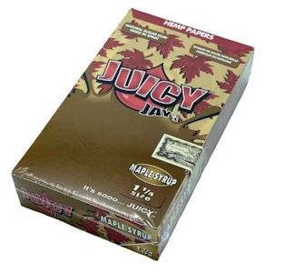 T CANN MGMT CORP - Juicy Jay's 1 1/4 - Maple Syrup Flavoured Papers