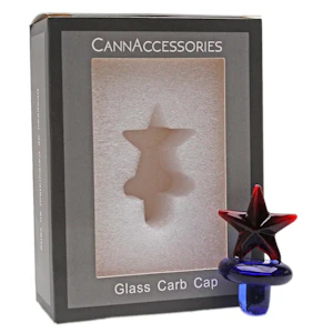 Maq Distributors - CANNACCESSORIES GLASS STAR CARB CAP