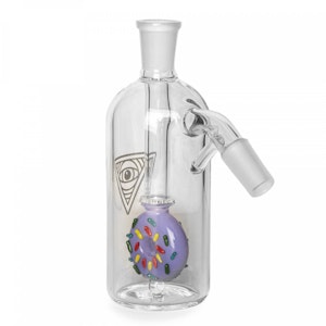 Accessories - 45 Degree Donut Ash Catcher PURPLE Red Eye Glass