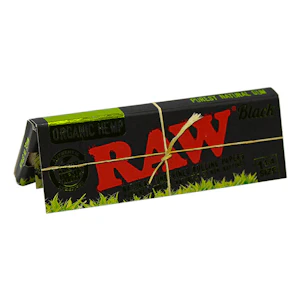 Raw - Papers- RAW Black Organic 1.25"