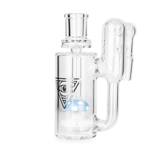 West Coast Gifts - Red Eye Glas 14mm 90 Degree Purple Slyme Funguy Recycling Ash Catcher Red Eye Glas 14mm 90 Degree Purple Slyme Funguy Recycling Ash Catcher