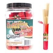 Tasty Puffs Watermelon Flavored Cones  3pk
