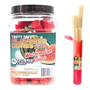 Maple Craft Inc - Tasty Puffs Watermelon Flavored Cones  3pk