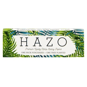HAZO - 1 1/4 Unbleached Hemp Rolling Papers