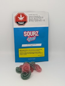 SOURZ by Spinach - Blue Raspberry Watermelon Indica - 2mg x 5