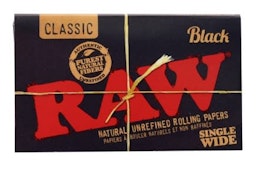 Raw Black Single Wide Papers
