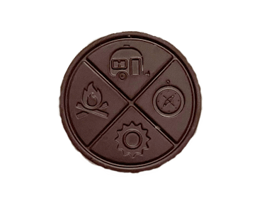 The Hazy Camper - HAZY MINT THC ORGANIC DARK CHOCOLATE - 5.5