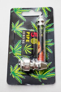 .A.  ACCESSORIES - Large Metal Pipe With Screens