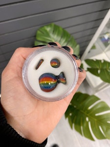 .A. GLASS - Rig Accessories - GEAR Premium Money Bag Terp Bead & Cap Set