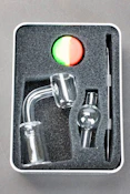 Quartz Banger and Bubble Carb Cap Set