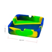 Ashtray- Silicone Yellow Square