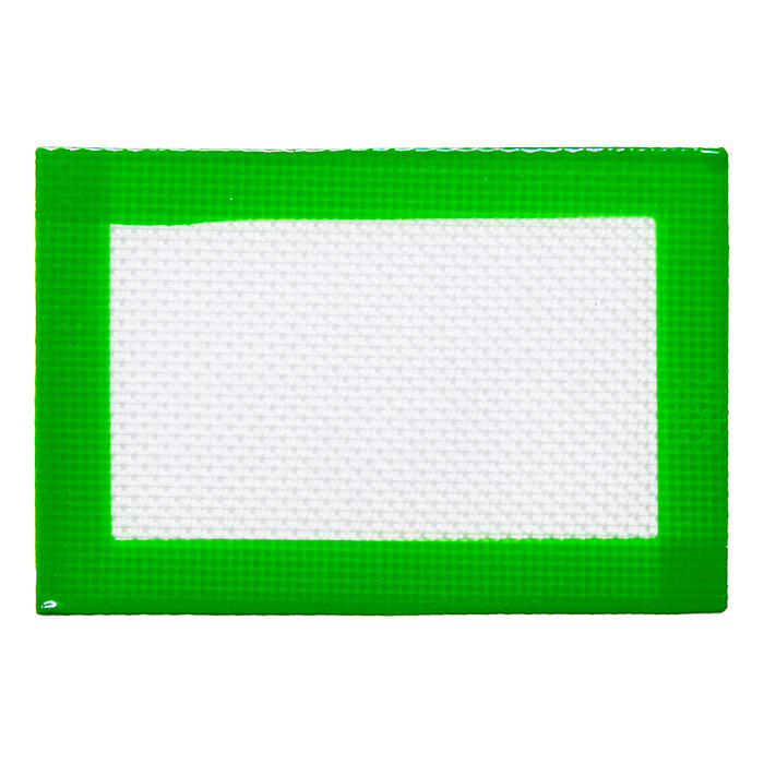 Dab Mat- Mini Green Silicone 3x5"