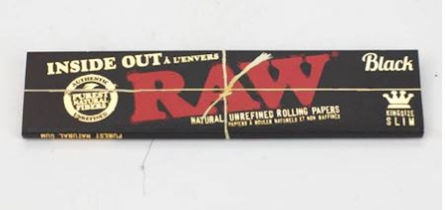 RAW - *RAW Black Inside Out Papers King Size Slim