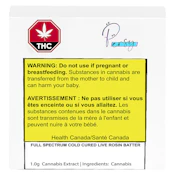 Full Spectrum Cold Cured Live Rosin Batter 1g Rosin