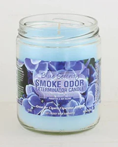 Accessories - 13oz Blue Serenity Smoke Odor Exterminator Candle