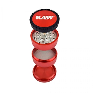 RAW - Raw Red 4 Piece Grinder V3
