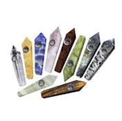 STONE CRYSTAL GEM PIPE - 5