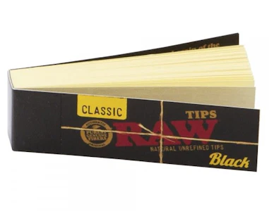RAW - Black Tips | 50-pack