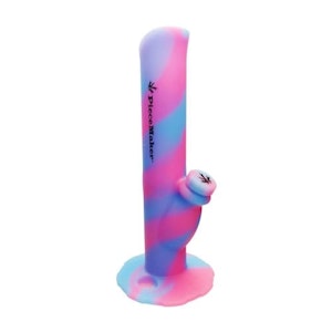 Piecemaker - Silicone Bong w/ Lighter Holder by PieceMaker 12"