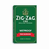 ZIG ZAG GREEN WETPROOF ROLLING PAPERS