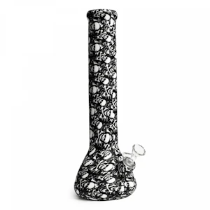Lit Silicone - 13.5" Skull Beaker Tube