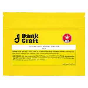 DANK CRAFT - Bubble Hash Infused Pre-Roll