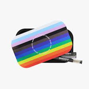 Giddy - Rolling Tray Bundle with Lid, Cones, and Papers - Equality