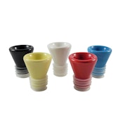 Polygon Ceramic Bowl for Water Pipes -Black