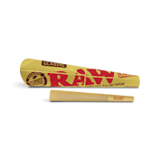 6pk Organic Cones 1 1/4 - RAW