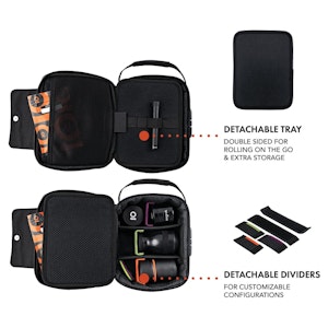 Ongrok - Large - Smell Proof Case with Combo Lock & Bonus Glass Jar