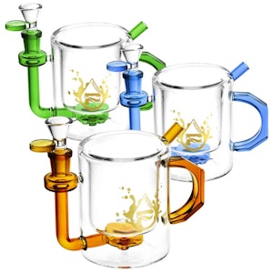 Pulsar - Pulsar 4.25" Drinkable Mug Dab Rig - Assorted Colours