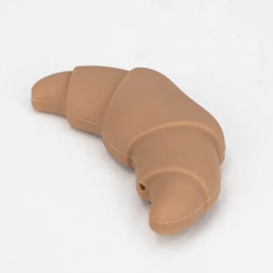 Lit Silicone - 4" Croissant Silicone Hand Pipe