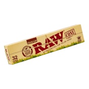 Cones- RAW Organic Natural Unrefined Pre-Rolled King Size Pack of 32