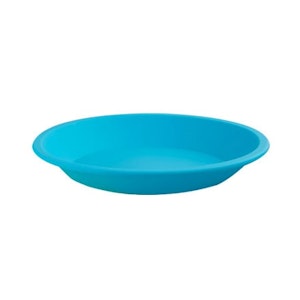 NoGoo - 8" Nonstick Silicone Round Plate - Blue