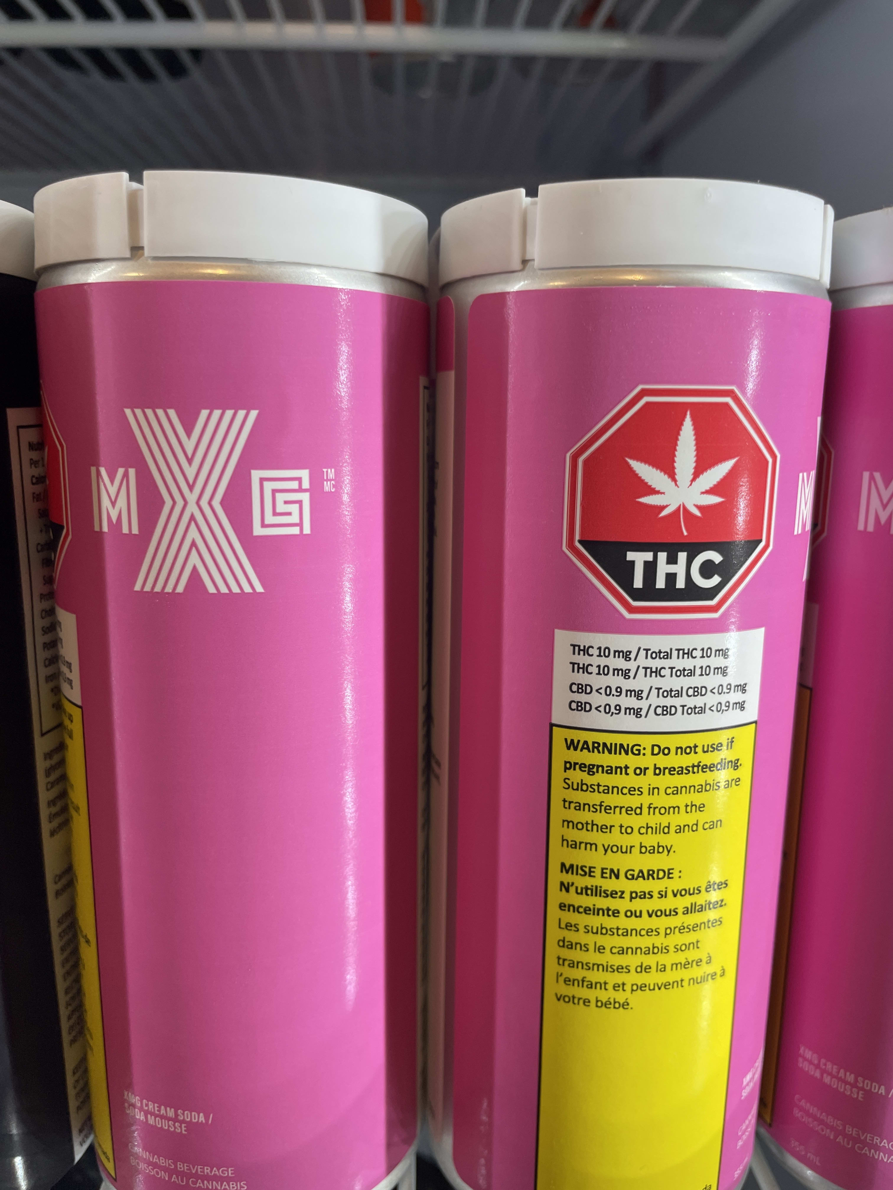 XMG CREAM SODA Beverage - 10mg