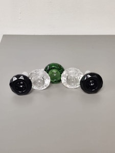 ONE WHOLESALE - Diamond Cut Shape Glass Bowl - 14mm Female Joint