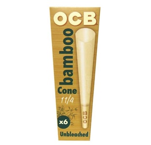 OCB - *OCB Unbleached Bamboo Cones 1 1/4 (6 Pack)