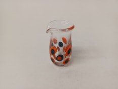 Nectar Pitcher - blue/orange dots