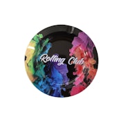 Rolling Club Metal Ashtray Rainbow Fumes - Small
