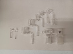 Assorted Glass Dab Pieces - Nails