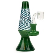 RED EYE - 5.5" GREEN LAVA LAMP DAB RIG