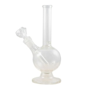 Turning Point  - 8" Pedestal Glass Bong - Clear