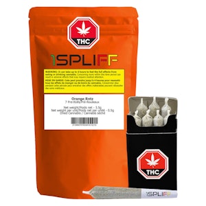 1Spliff - Orange Rntz - 1Spliff - Sativa Preroll 7x0.5g