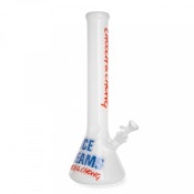Cheech & Chong Glass - Nice Creams Beaker Base Water Pipe 15"
