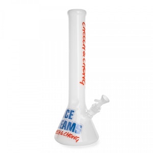 WEST COAST GIFTS  - Cheech & Chong Glass - Nice Creams Beaker Base Water Pipe 15"